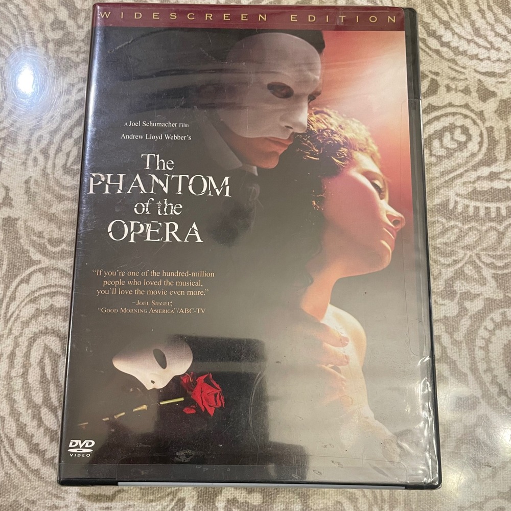 The Phantom of the Opera Joel Schumacher Widescreen Edition DVD Movie